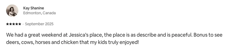 Review — Denise, Penticton BC